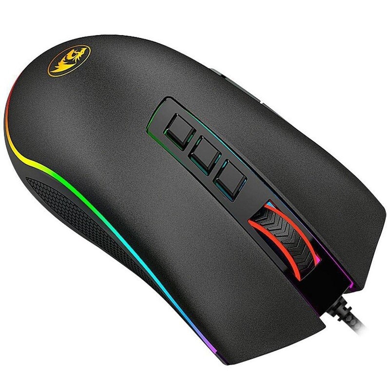 MOUSE REDRAGON GAMER LED COBRA M711 PRETO         