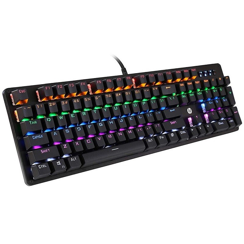 TECLADO HP GAMER USB GK100 MECANICO LED PRETO     