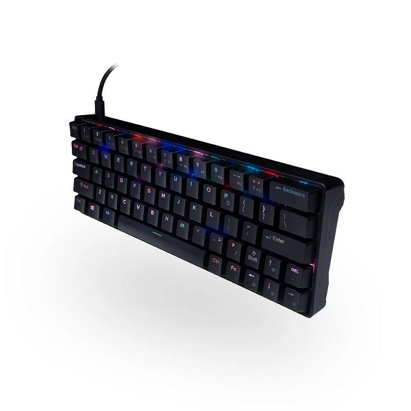 TECLADO DAZZ MECANICO GAMER MK-60  ILUMINACAO RGB 