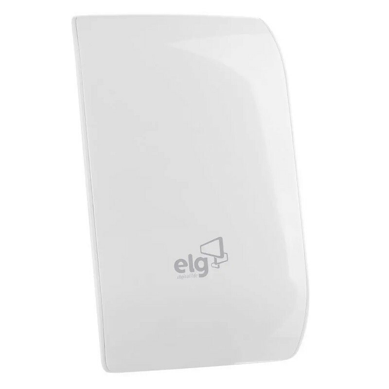 ANTENA ELG DE TV INTERNA EDGE HDTV5000WH BRANCO   