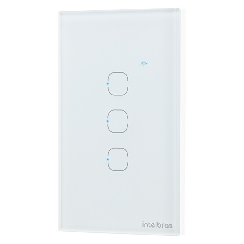 INTERRUPTOR INTELBRAS SMART WIFI TOUCH 3EWS 1003BR