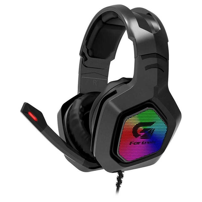 FONE FORTREK GAMER HEADSET BLACK HAWK PRETO       