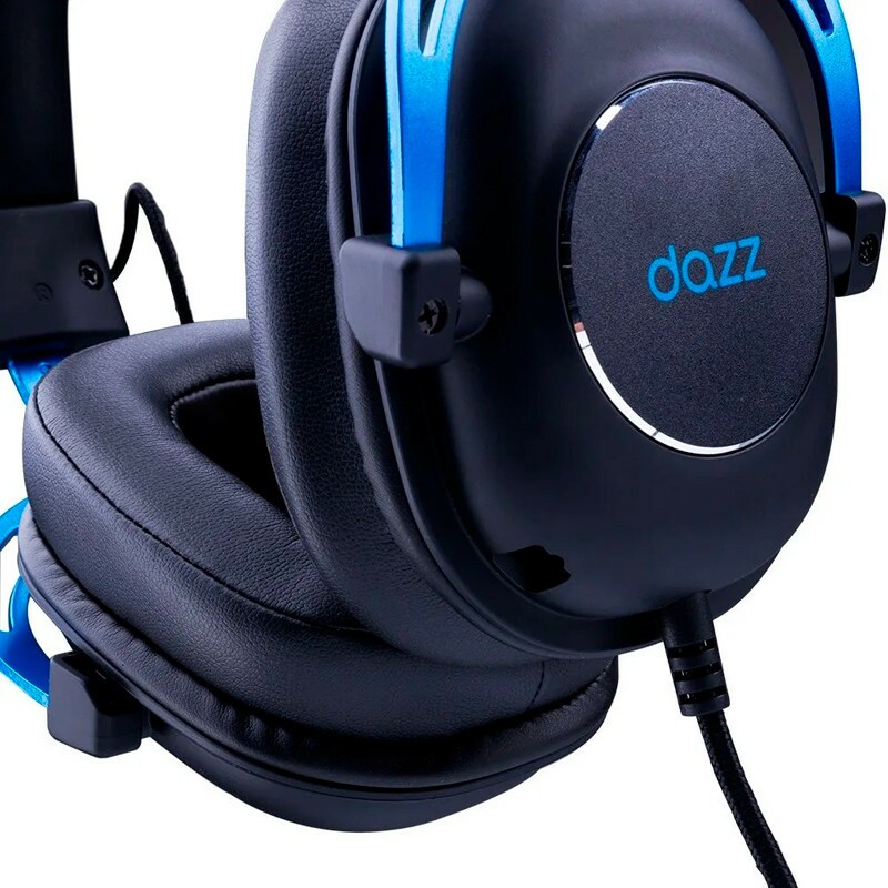 FONE DAZZ GAMER  FT3 ULTRA LEVE VIRTUAL 7.1 PT/ AZ