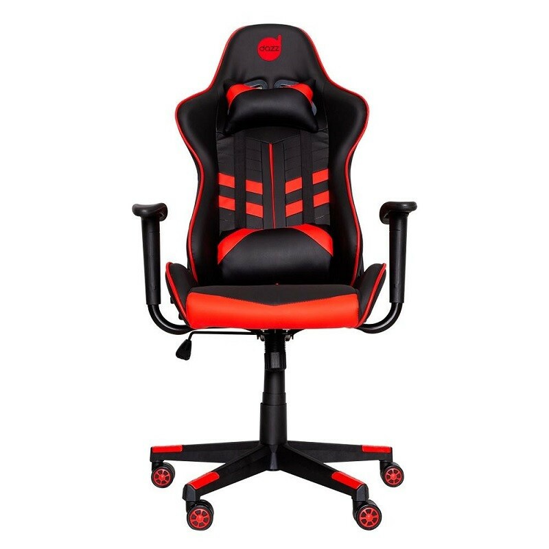 CADEIRA DAZZ GAMER PRIME-X  6200000-8 PT/VERMELHO 
