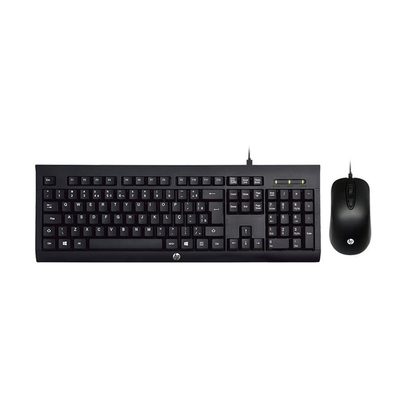 TECLADO+M. HP USB KM100 PRETO                     