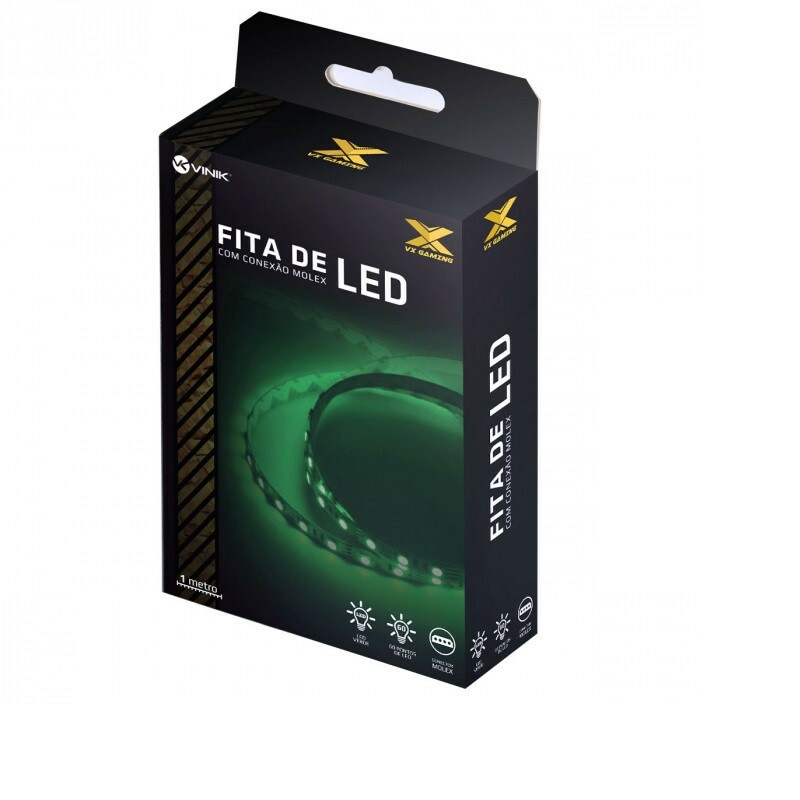FITA DE LED VX GAMING 1MT-LDM1 VERDE