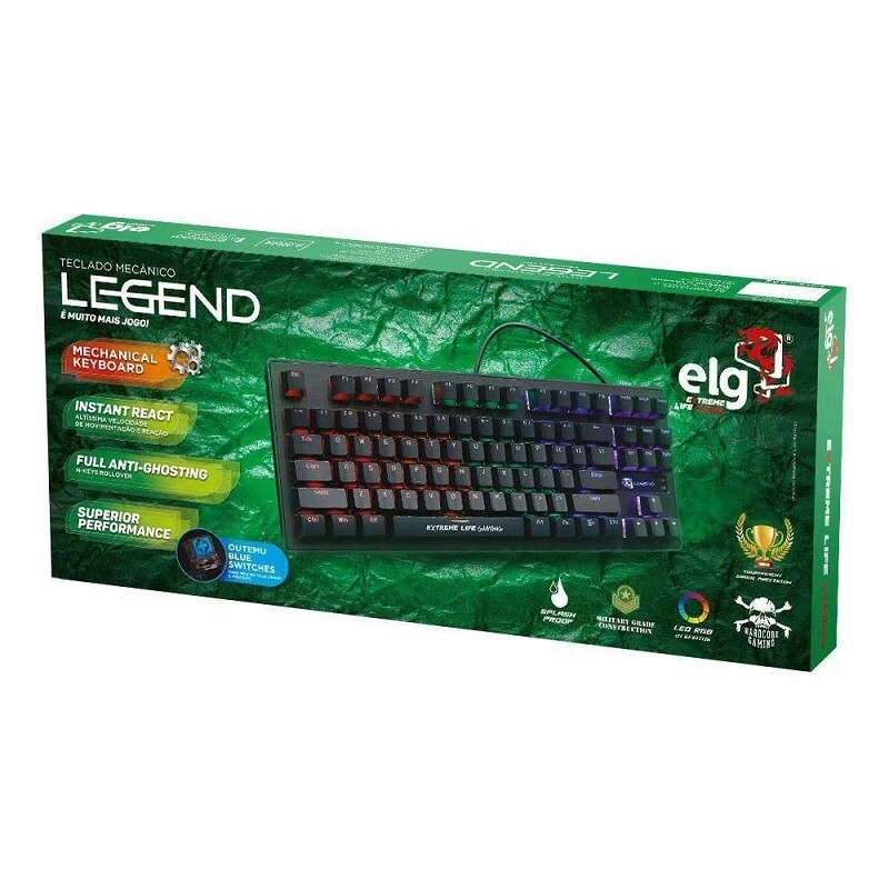 TECLADO ELG GAMER MECANICO LEGEND GGML