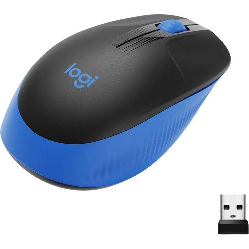 MOUSE LOGITECH USB S/FIO M190 RC/NANO AZUL        