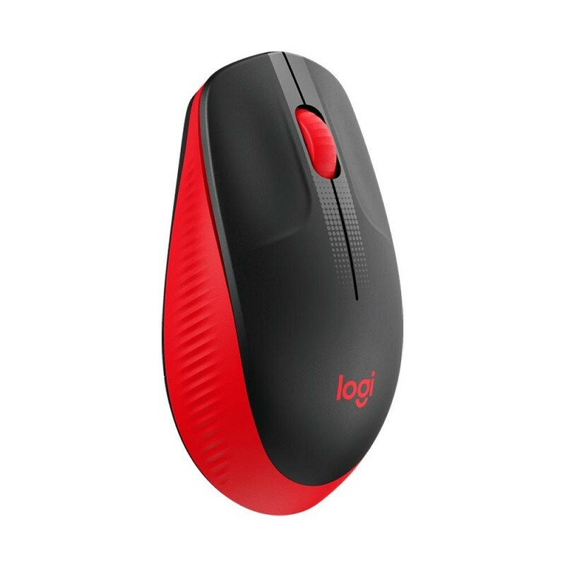 MOUSE LOGITECH USB S/FIO M190 RC/NANO VERMELHO    