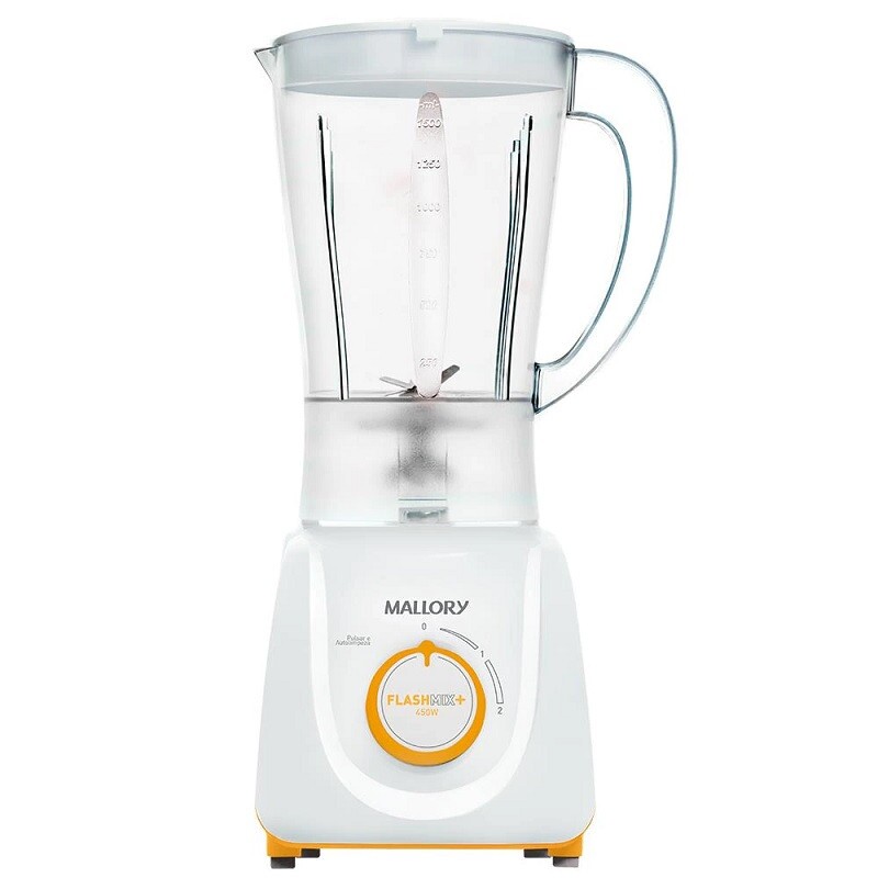 LIQUIDIFICADOR MALLORY FLASH MIX BRANCO/LARANJA