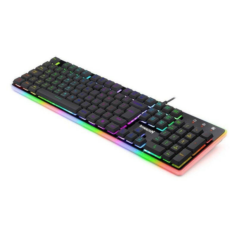 TECLADO REGRAGON GAMER MEMBRANA DYAUS 2RGB PT     