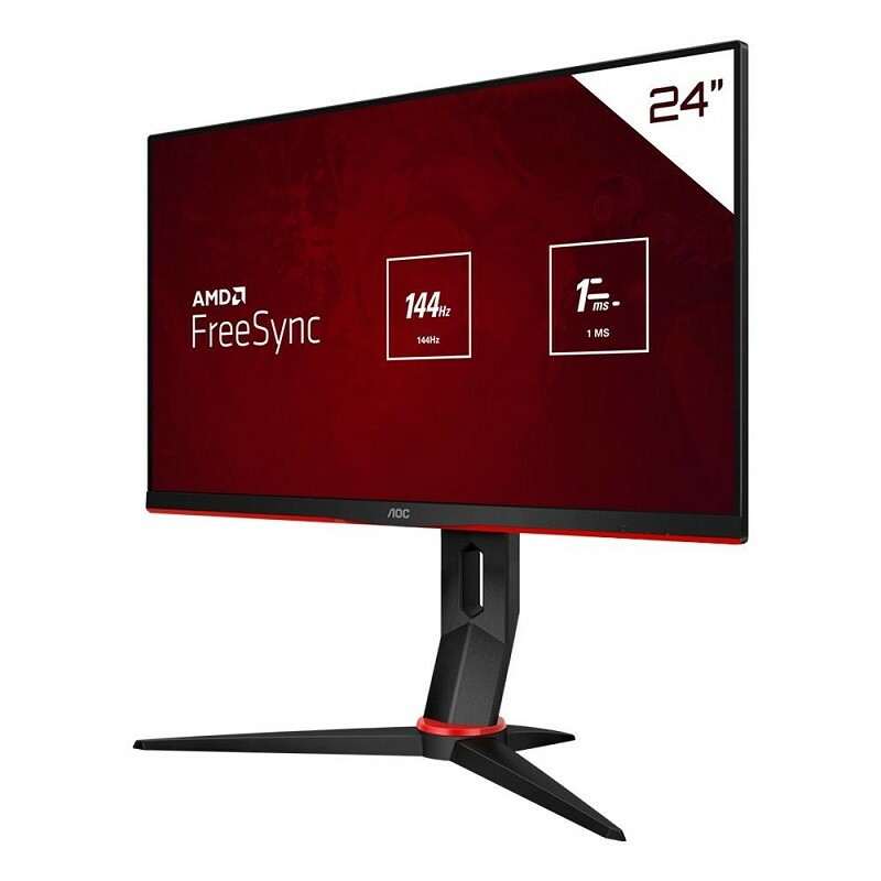 MONITOR GAMER AOC 24" HERO AJUST.144HZ 24G2/BK PT 