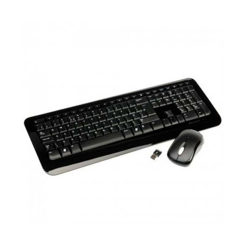 TECLADO+M MICROSOFT USB S/FIO 850 DESKTOP PRETO   
