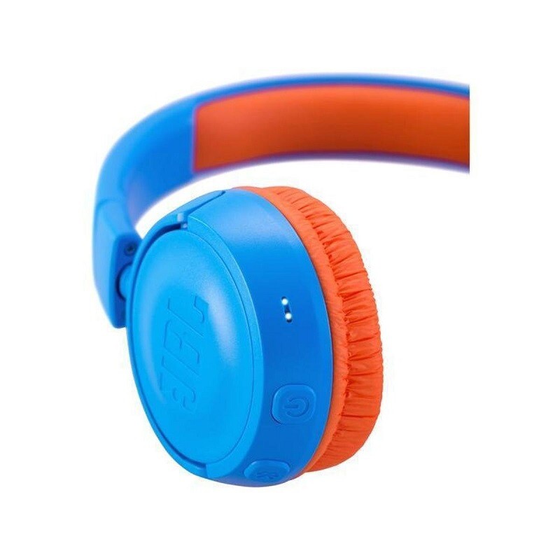 FONE JBL JR300 BLUETOOTH LARANJA/AZUL             