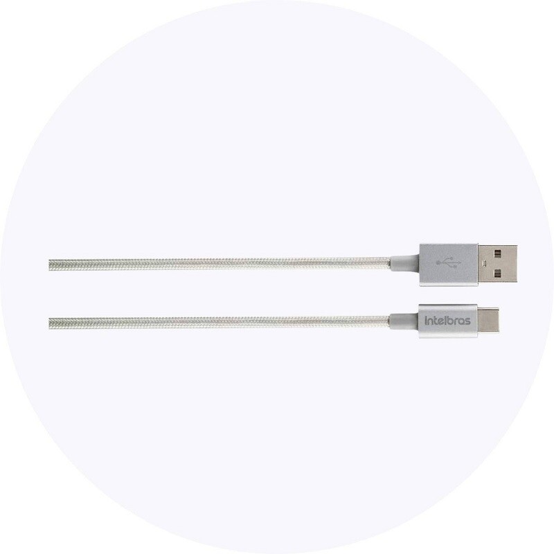 CABO INTELBRAS USB/USB-C 1,5 NYLON BC EUAC 15NB   