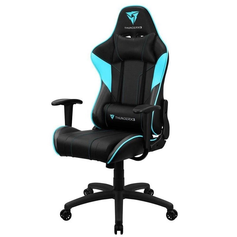 CADEIRA THUNDERX3 GAMER EC3 PRETO/AZUL