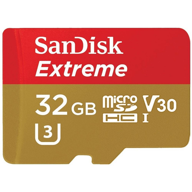 MEM.MICRO SD 32GB SANDISK EXTREME CL.10 100MB/S   
