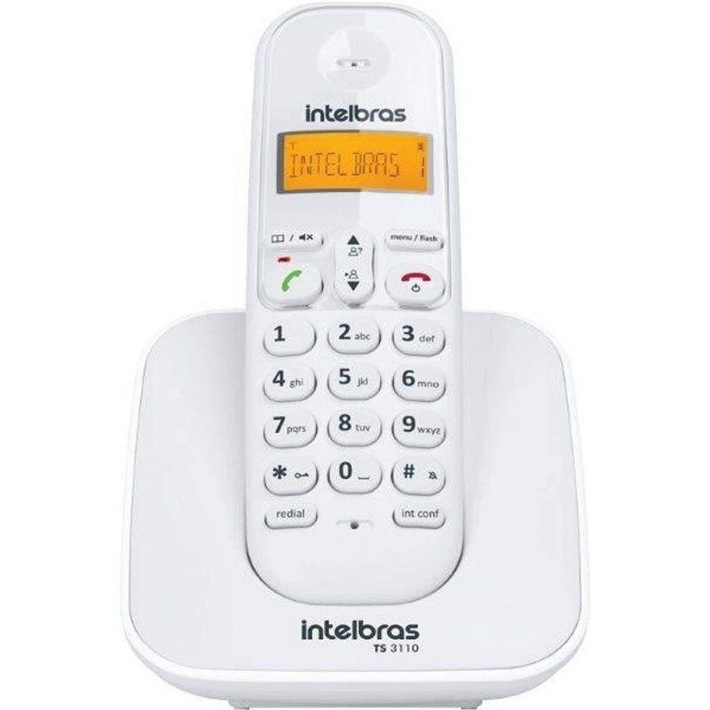 TELEFONE INTLEBRAS SEM FIO TS 3110 BRANCO              