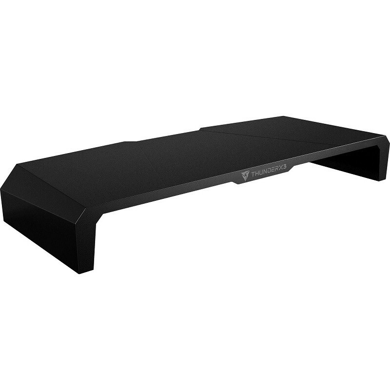 Thunder X3 AS3 Supporto Monitor Con Gestione Cavi - Ispirato Ai Jet - Acciaio 60x24x8 Cm - Portata 10kg