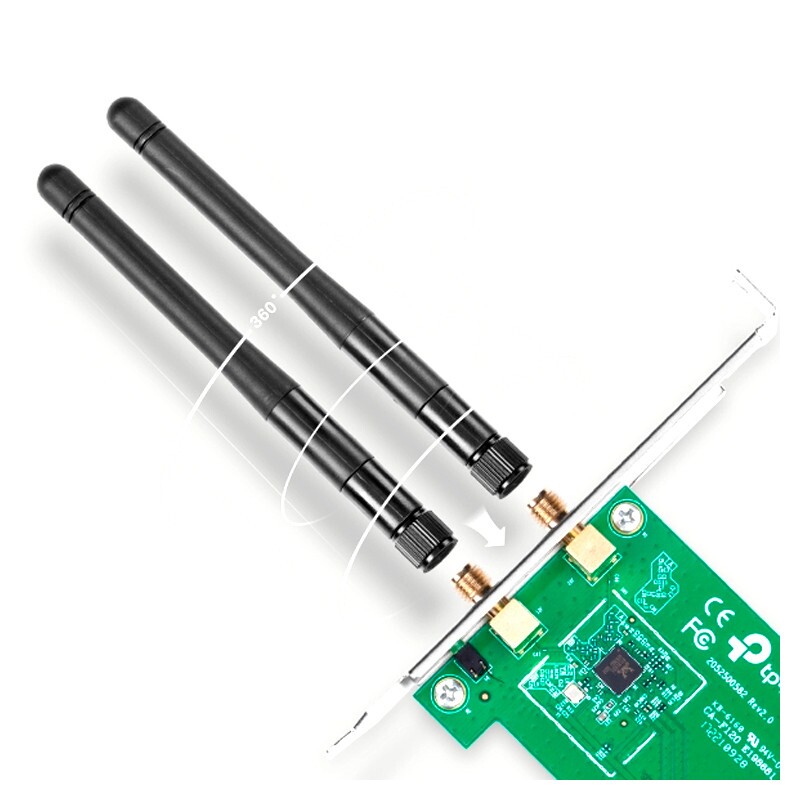 PLACA DE REDE TP-LINK PCI EX S/FIO N300 TL-WN881ND