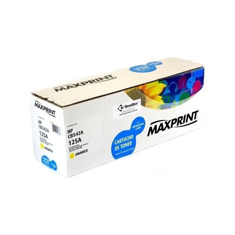 TONNER MAXPRINT 125A AMARELO - HP CB542A