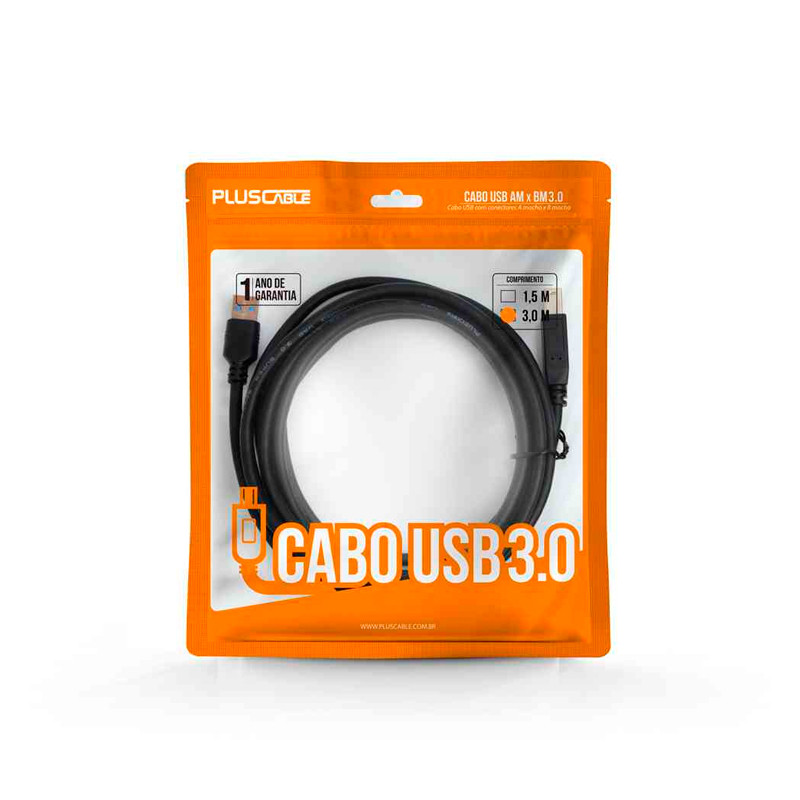 CABO PLUSCABLE  EXT. P/USB AM X AF 3M USBAF3030  