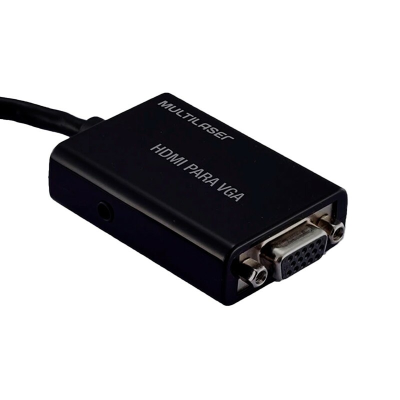 CONVERSOR MULTILASER HDMI P/VGA C/S.P/AUDIO WI293