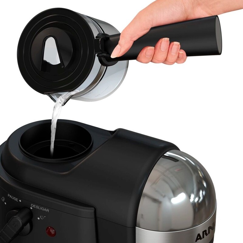 CAFETEIRA ARNO MINI ESPRESSO COMPACTA 127V PRAT/PT