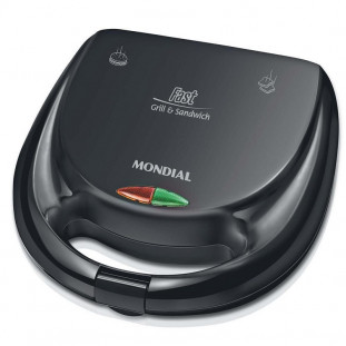 SANDUICHEIRA MONDIAL FAST GRILL S-12 127V PRETO   