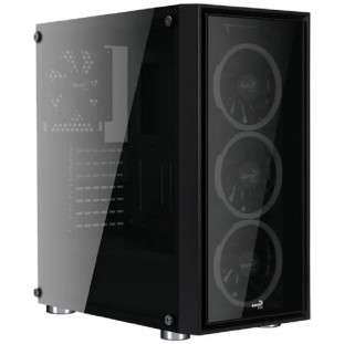 GABINETE AEROCOOL ATX QUARTZ REVO RGB PRETO       