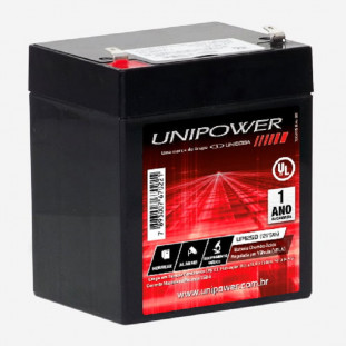 BATERIA P/ NOBREAK UNIPOWER 12V 5AH