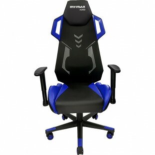 CADEIRA MYMAX GAMER MX10 GIRATORIA PT/AZUL        