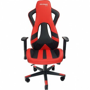 CADEIRA MYMAX GAMER MX11 GIRATORIA PT/VERMELHO    