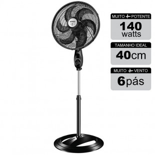 VENTILADOR COLUNA MONDIAL 40CM NV-61-6P 127V PT   