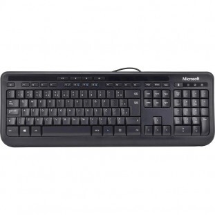 TECLADO MICROSOFT USB MULTIMIDIA WIRED 600 PRETO