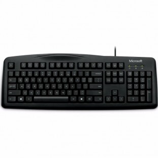 TECLADO MICROSOFT USB WIRED 200 PRETO CX/PARDA