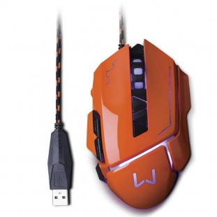 MOUSE MULTILASER USB C/FIO GAMER MO263 LARANJA    