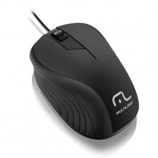 MOUSE MULTILASER USB EMBORRACHADO MO222 PRETO