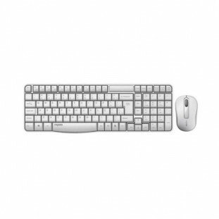 TECLADO+M RAPOO S/FIO 2.4GHZ X1800S BRANCO        