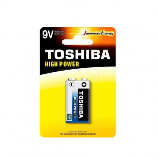 BATERIA 9V TOSHIBA ALCALINA 6LR61/9V C/1 UND