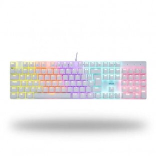 TECLADO DAZZ MEC.ORION ESSENTIAL YH BLUE BRANCO   