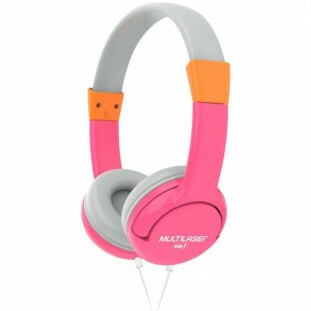 FONE MULTILASER HEADPHONE KIDS HAPPY PH378 ROSA   