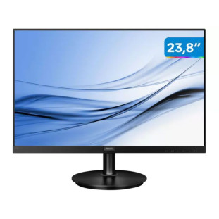 MONITOR PHILIPS 23.8" LED FULL HD IPS 242V8A PRETO