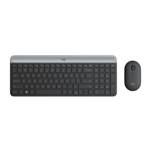 TECLADO+M LOGITECH USB S/FIO MK470 PRETO