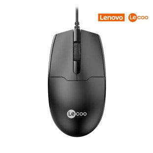 MOUSE LECOO USB COM FIO MS101 PRETO