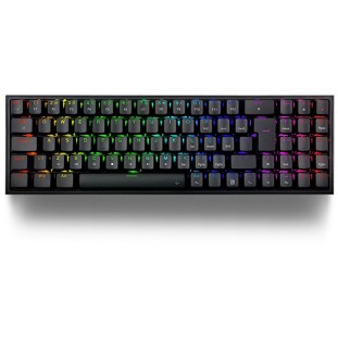 TECLADO REDRAGON GAMER POLLUX RGB PRETO SWITCH BROWN