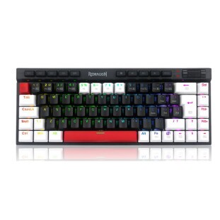 TECLADO REDRAGON GAMER MAGIC-WAND RGB PT/BCO/VM SWITCH BROWN