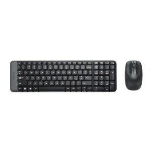 TECLADO+M.LOGITECH USB S/FIO MK220 PRETO