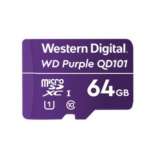 CARTAO DE MEMORIA MICRO SD 64GB WD PURPLE INTELBRAS P/SEG.ELETRONICA 4600163