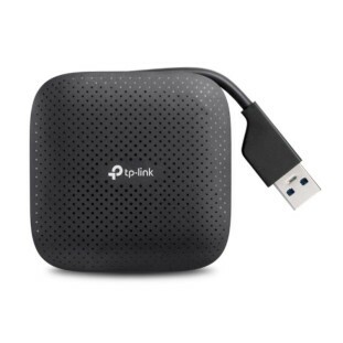HUB TP-LINK USB 3.0 4PORTAS PORTÁTIL UH400 PRETO